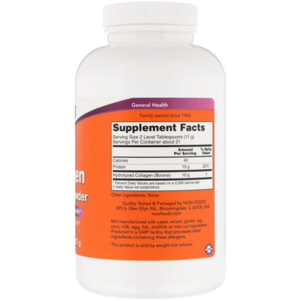 NOW Foods Collagen Peptides Powder - Image 2