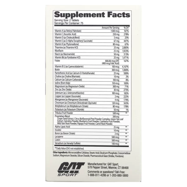 Men's Multi + Test 150 tablet - Image 2