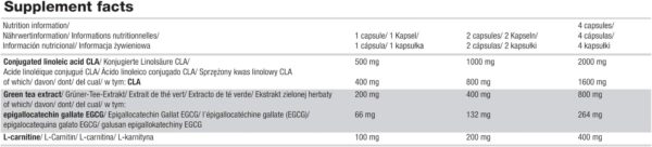 Olimp CLA & GREEN TEA plus L-CARNITINE - Image 3