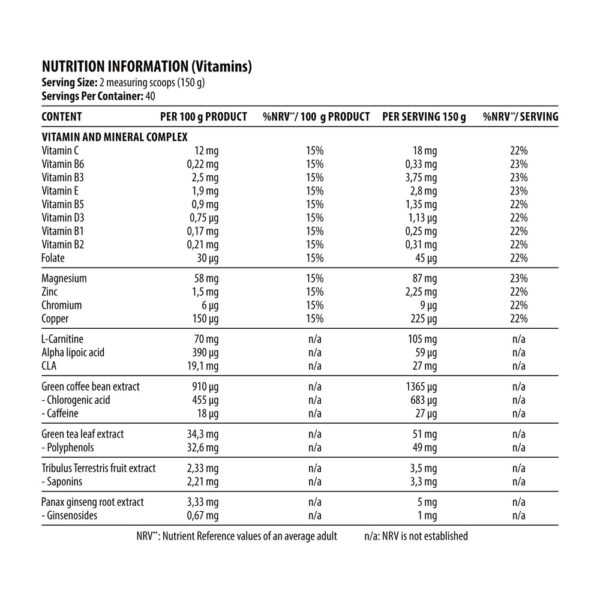 Metabolic Mass Gainer 6kg DY - Image 4