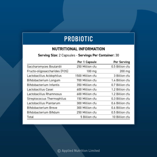 Applied Nutrition Probiotic - Image 2