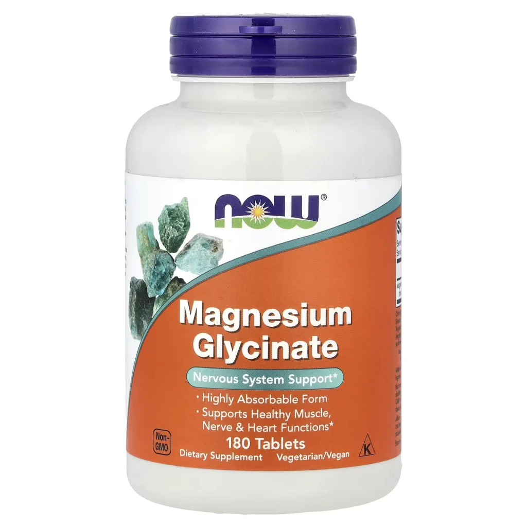 NOW Foods Magnesium Glycinate 200 mg