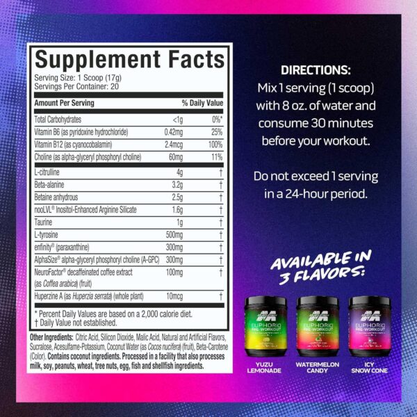 MuscleTech EuphoriQ PreWorkout Smart - Image 3