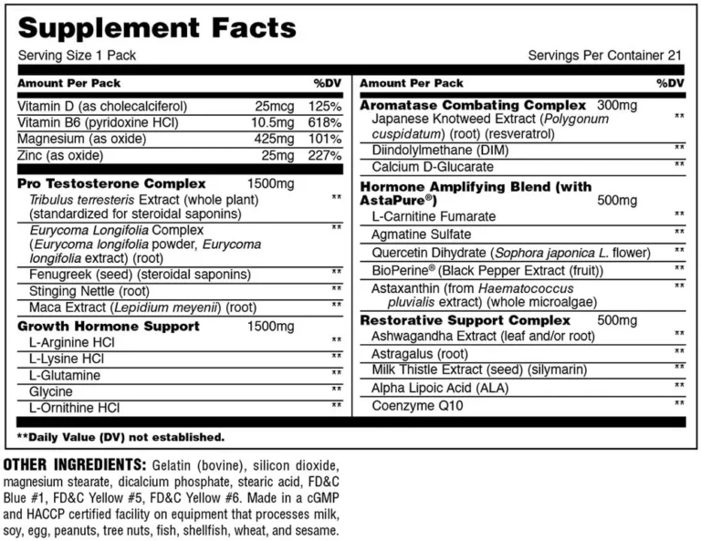 Animal Stak 21 Packs Universal Nutrition | Advanced Dietary Supplement