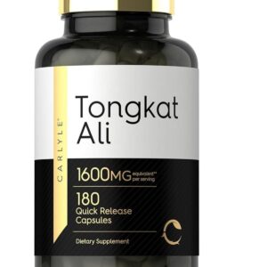 Carlyle Tongkat Ali  1600mg | 180 Count | Longjack Supplement