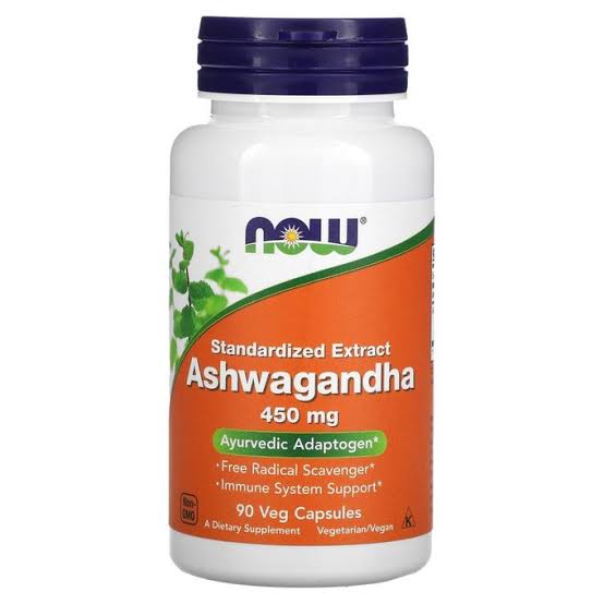 Now Foods Ashwagandha 450 mg 90 Veg Capsules