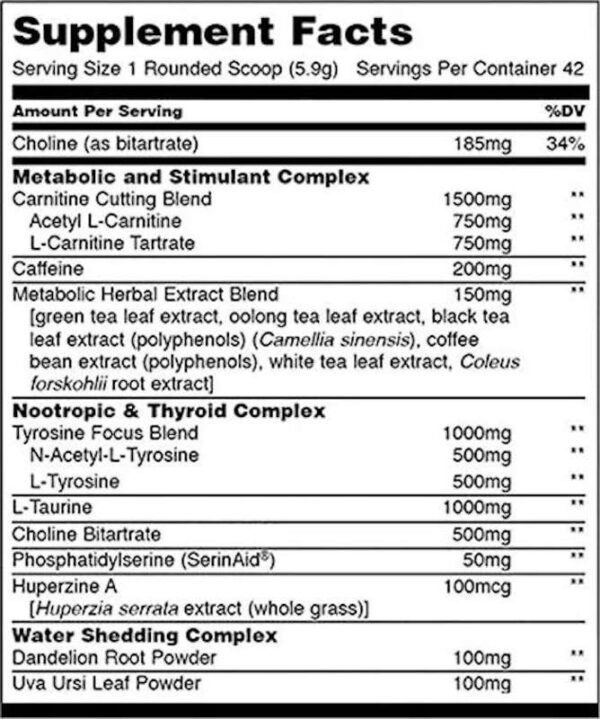 Advanced cuts powder 42 servings - Image 2