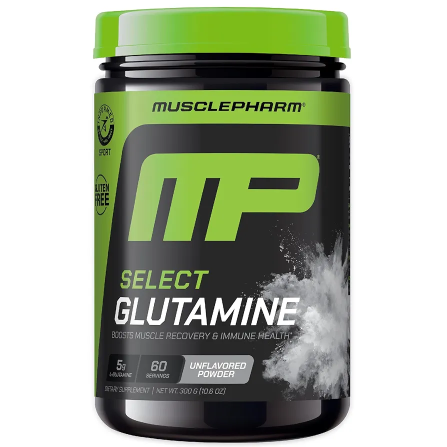 MusclePharm Glutamine, Pure L-Glutamine Powder