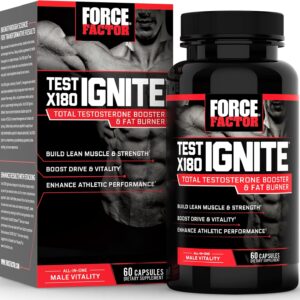 Force Factor Test X180 Ignite Men's Testosterone Booster