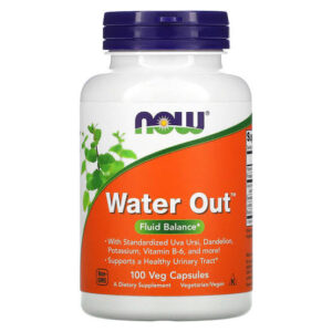 NOW Water Out,100 Veg Capsules