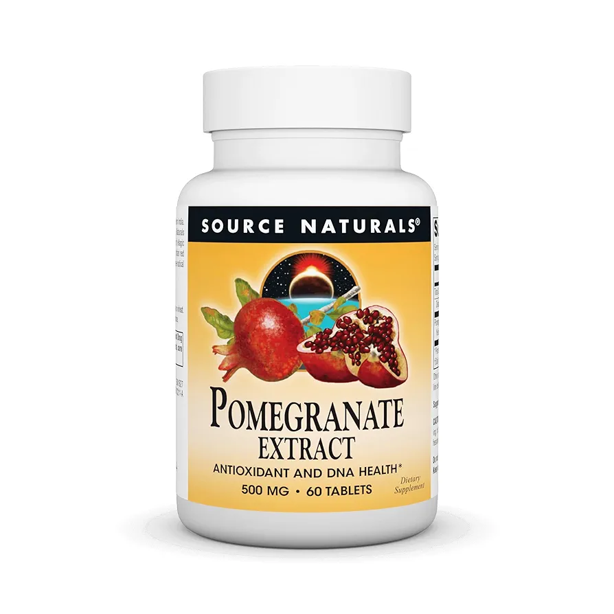 Source Naturals Pomegranate Extract 500mg 60 Tablets
