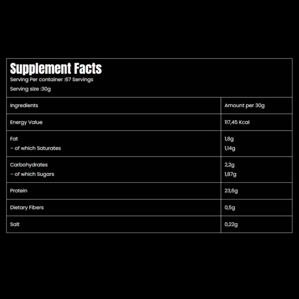 Marvelous Muscles 100% Whey Potein Concentrate 2Kg - Image 2