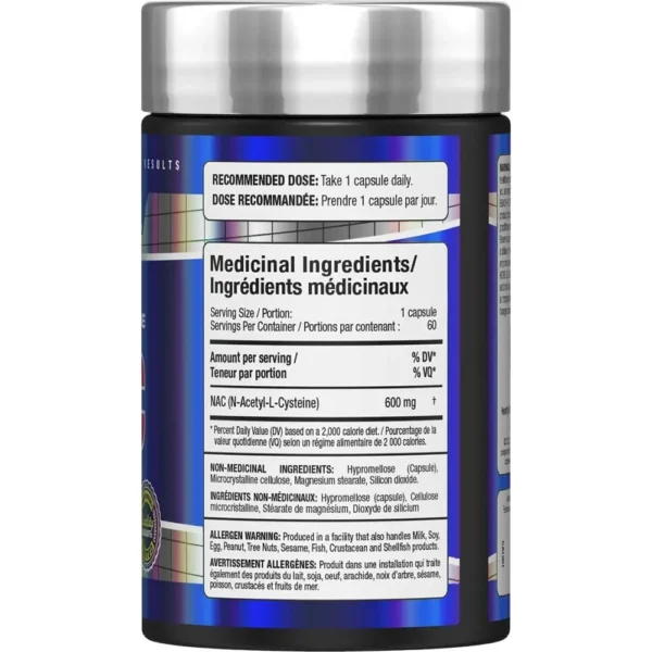 ALLMAX NAC - 60 Veggie Capsules - Immune Support & Free Radical Protection - 60 Servings - Image 3