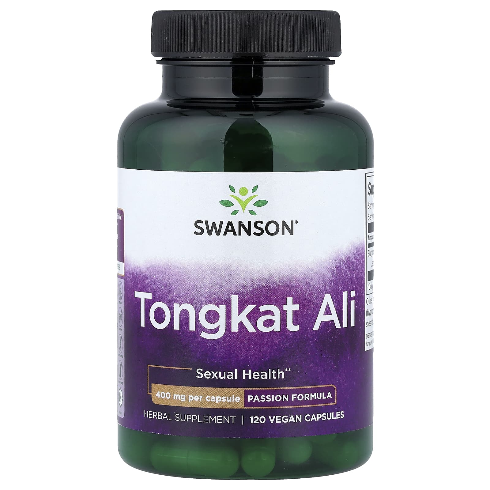 Swanson Tongkat Ali, 400 mg, 120 Vegan Capsules