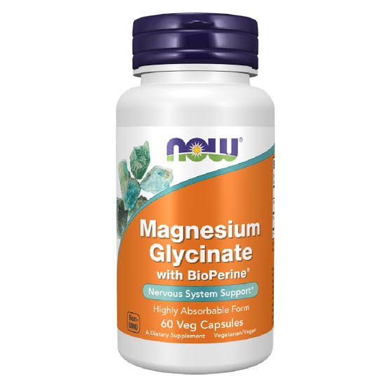 Now Foods Magnesium Glycinate with BioPerine 60 caps