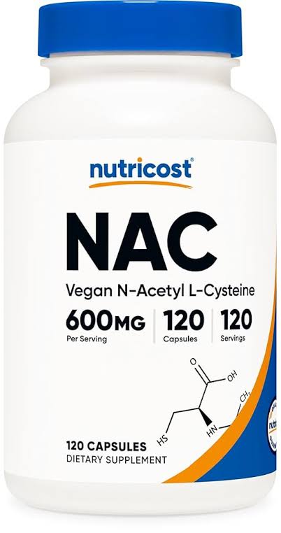 Nutricost N-Acetyl L-Cysteine (NAC) 600mg, 120 caps