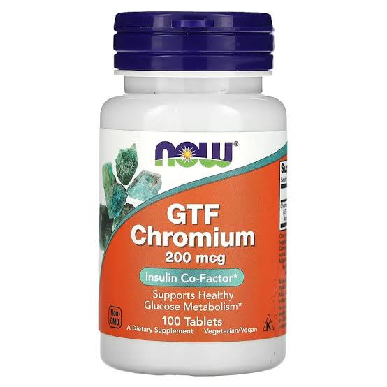 NOW Foods GTF Chromium 200 mcg 100 caps