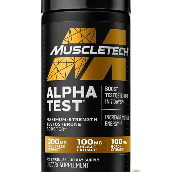 Muscletech Alpha Test 120 Capsules