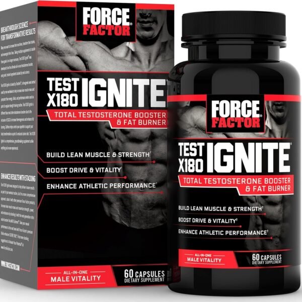 Force Factor Test X180 Ignite Men's Testosterone Booster