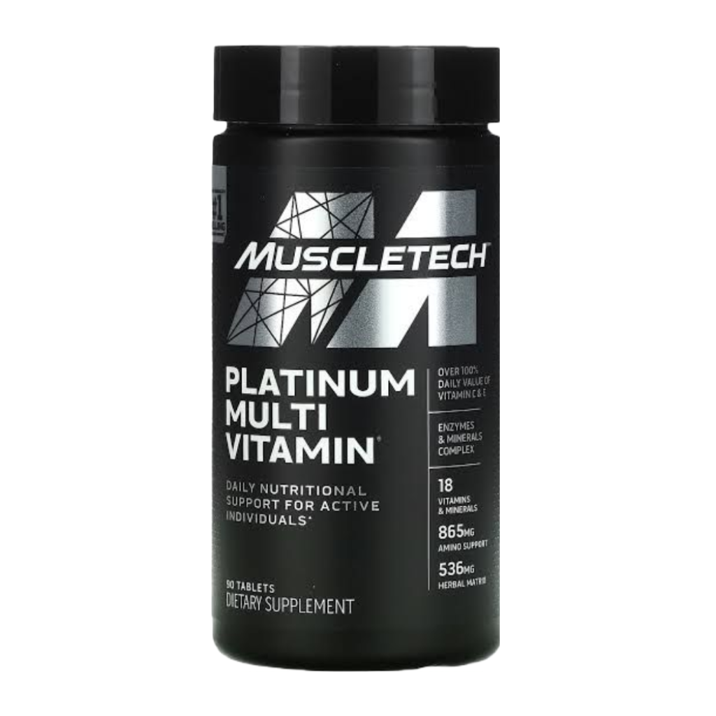 MuscleTech Platinum Multivitamin – Advanced Multivitamin for Energy & Recovery | ماسل تك بلاتينيوم مالتي فيتامين للطاقة والتعافي