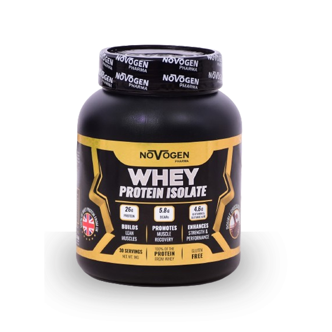 Novogen Isolate 1KG Whey Protein Isolate supplement