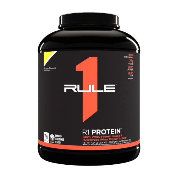 Rule 1 Whey Protein Isolate supplement