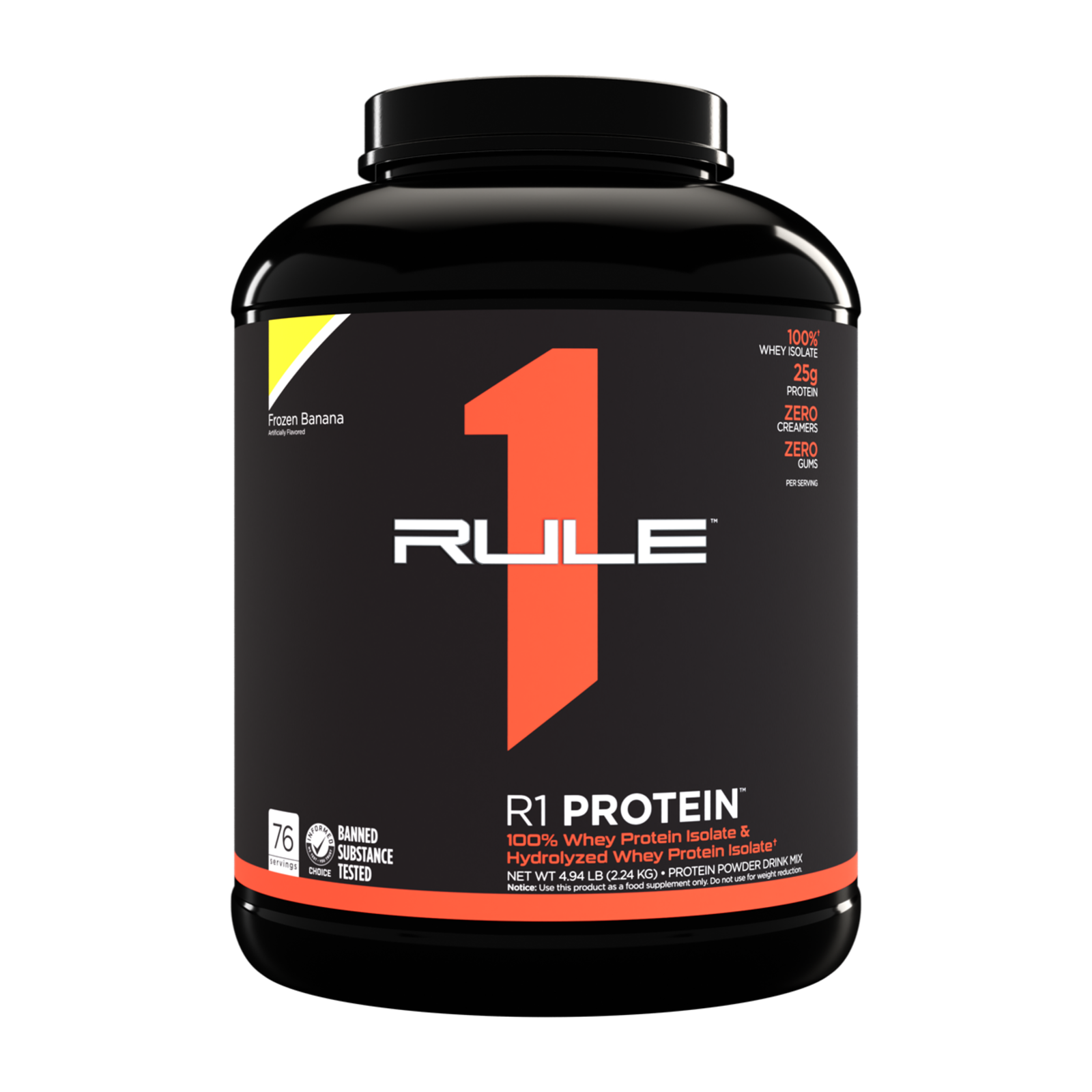Rule 1 Whey Protein Isolate supplement