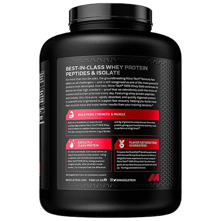 Muscletech Powder MuscleTech NitroTech Whey Gold Protein | Premium Protein Powder ...