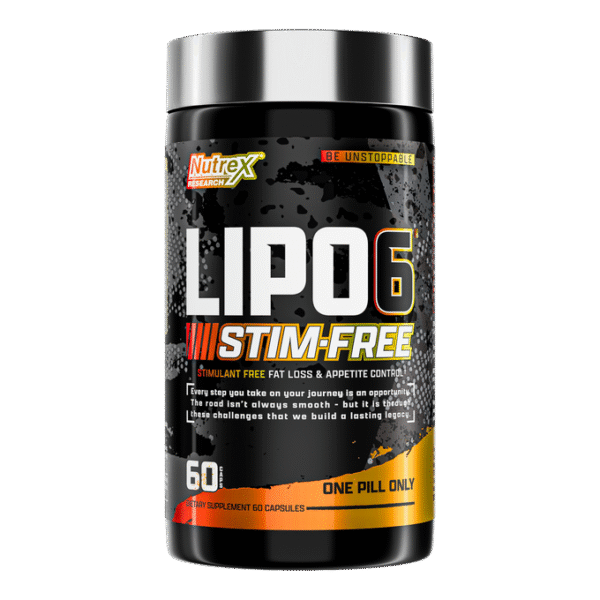 Nutrex Research Lipo 6 Black Stim Free 60 Capsules - Effective Fat Burner