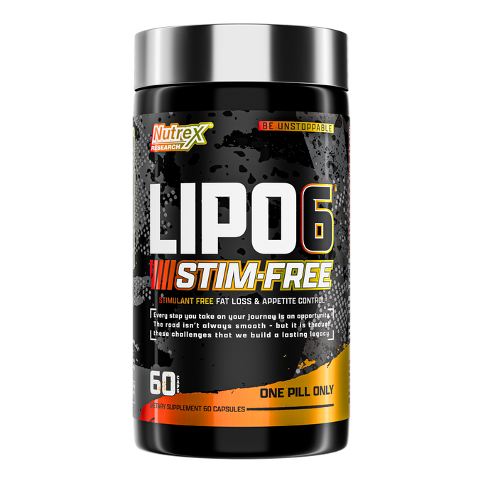 Nutrex Research Lipo 6 Black Stim Free 60 Capsules - Effective Fat Burner
