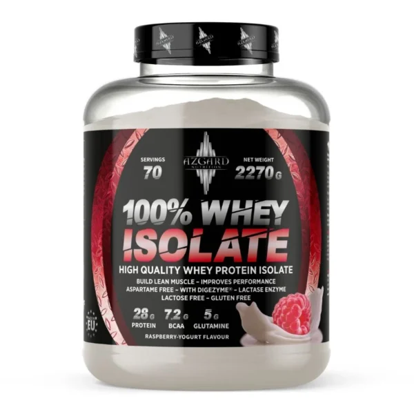 Azgard whey isolate raspberry yoghurt