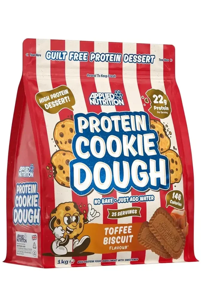 protein cookie dough front