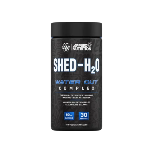 Applied Nutrition Shed H20 Water Out - ABE All Black Everything Water Out Complex, Help to Shed Excess Water, Perfect for Bodybuilding Athletes, 180 Capsules - 30 Servings