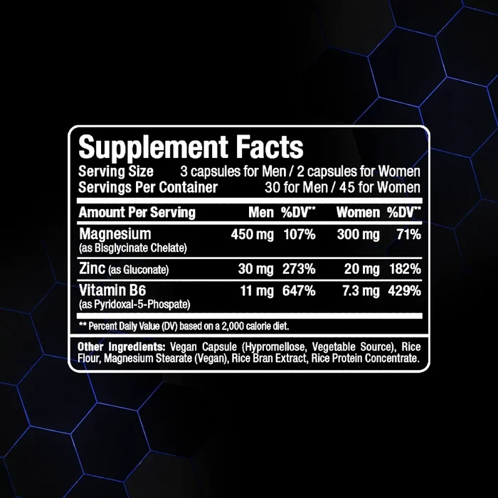 ALLMAX ZMX Zinc Magnesium & Vitamin B6