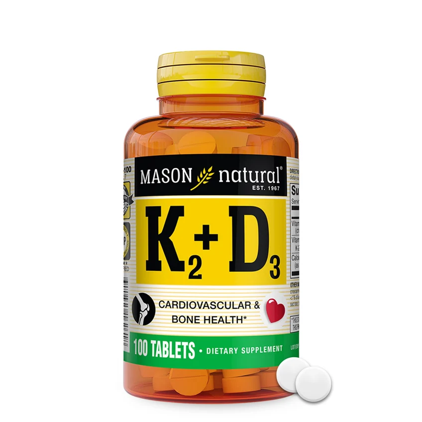 Mason Natural Vitamin K2 + D3