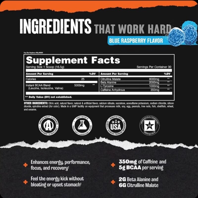 Animal Fury Pre-Workout side