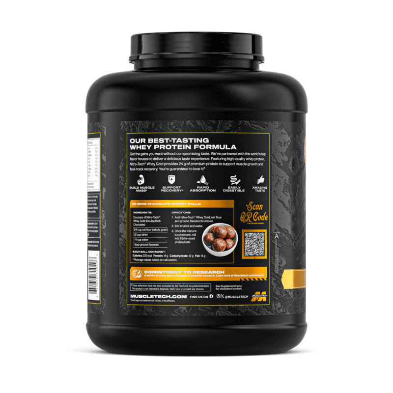 MuscleTech NitroTech Whey Gold Protein 3