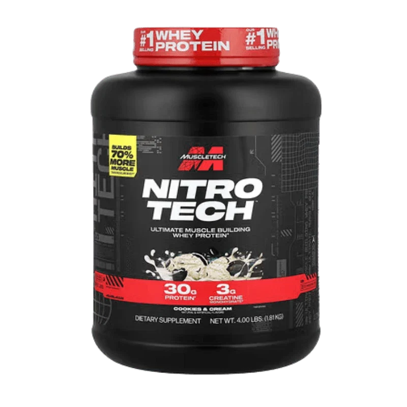 NitroTech Whey Protein 1.8KG 30g Protein MuscleTech