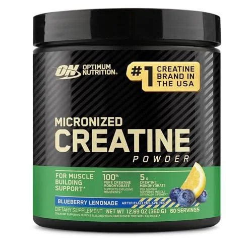 Optimum Nutrition Micronized Creatine Powder 360g - Blueberry Lemonade