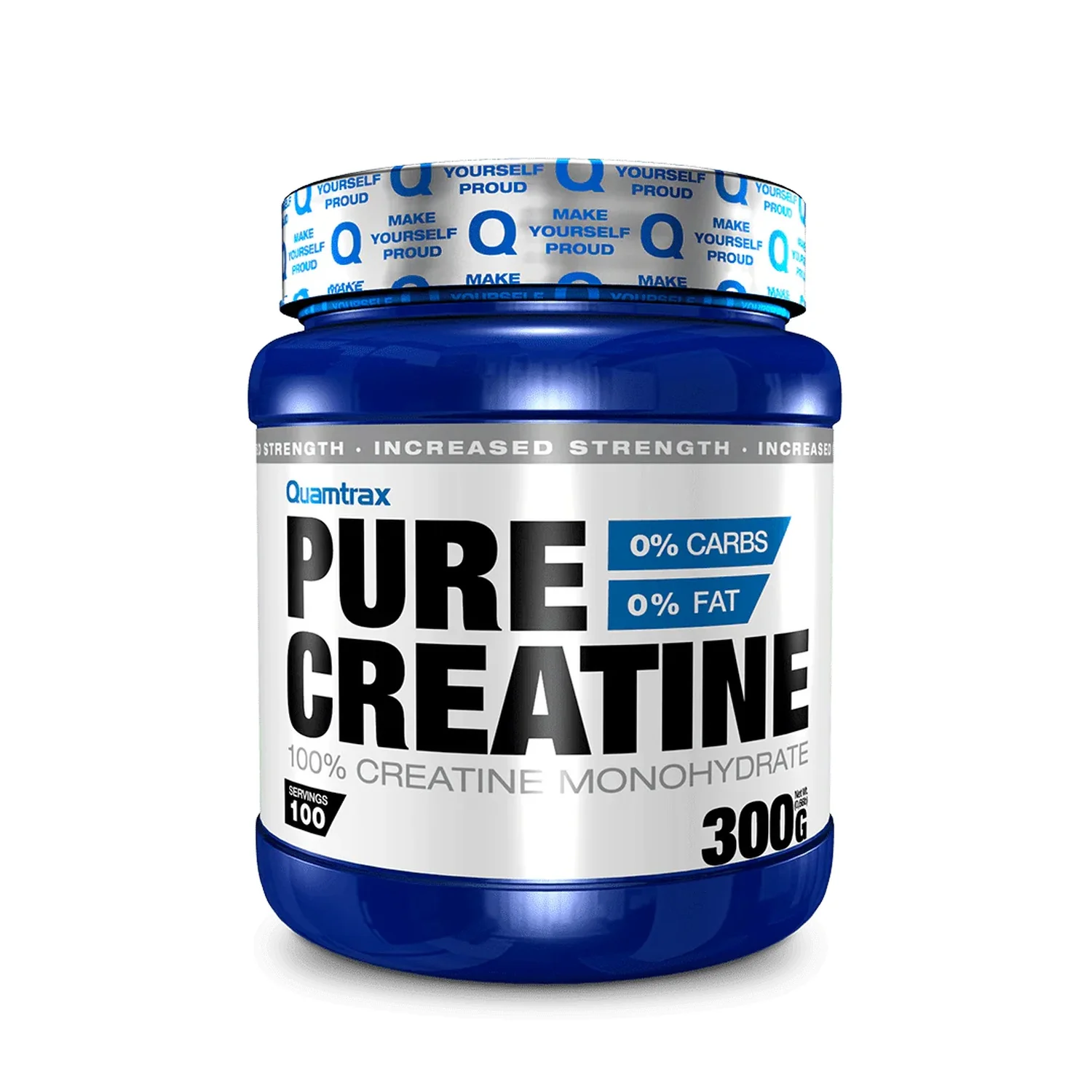 Quamtrax Pure Creatine Monohydrate 300g - 100 Servings