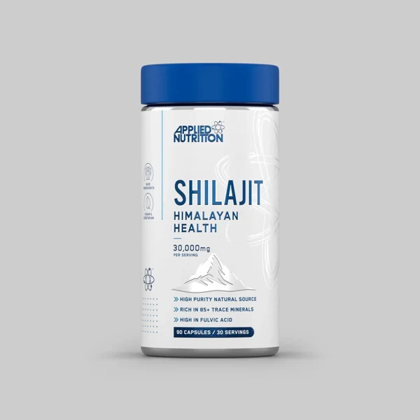 Shilajit Applied Nutrition 90 Capsules - Powerful & Pure Himalayan Shilajit